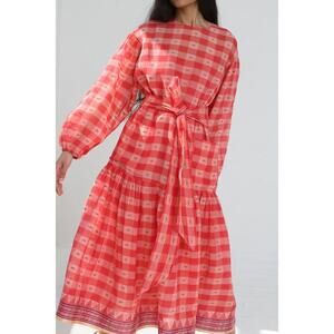 Ulla Johnson 6 Alvina Dress in Hibiscus Orange